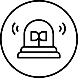 Fire alarm icon